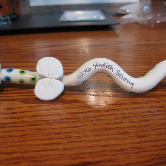 Judith Strong 1996 Snake/Dragon Pottery - Picture 5 of 7